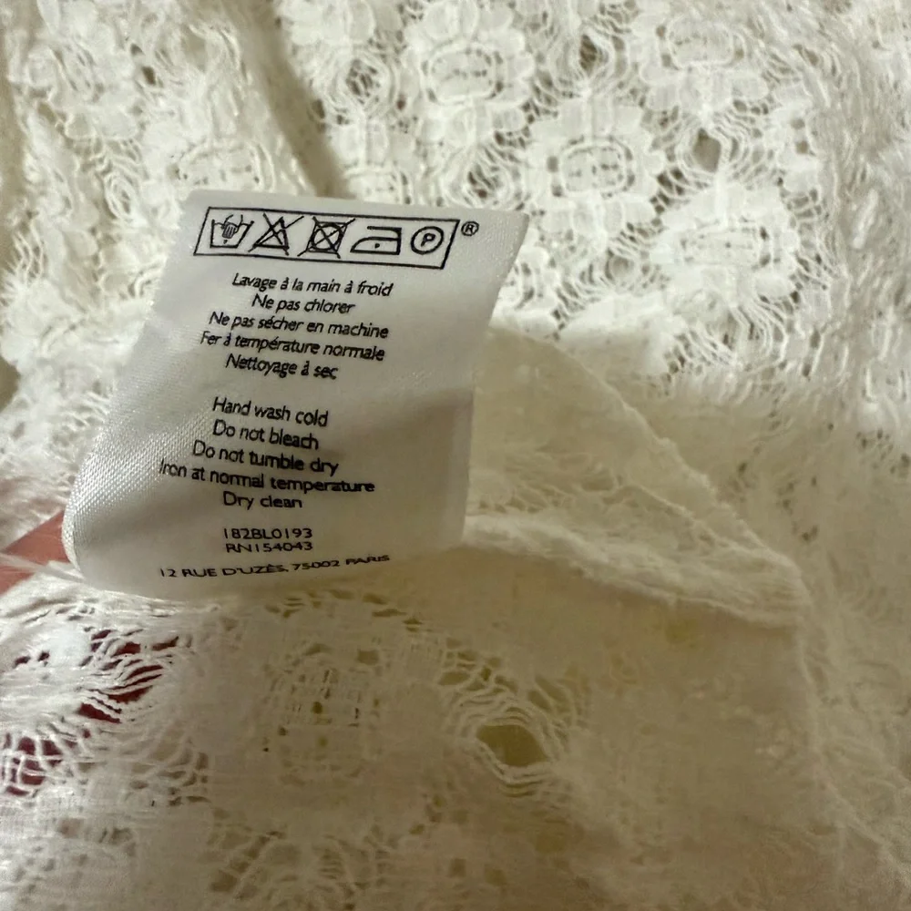 Sezane lace Leonora Blouse - Picture 5 of 10